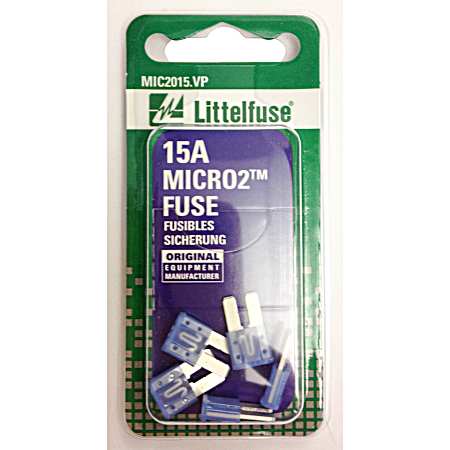 MICRO2 32V 15 AMP Fuse Assortment - 5 Pk