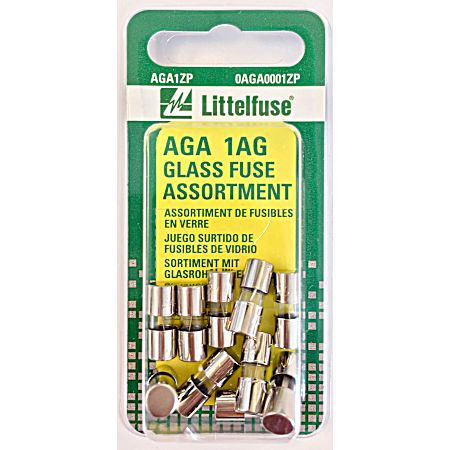 AGA 1AG 1A-30A Glass Fuse Assortment