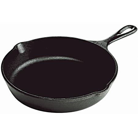 8 in Black Cast Iron Skillet