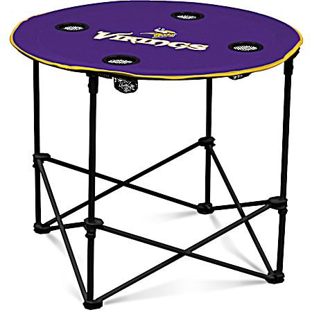 Minnesota Vikings Portable Round Table