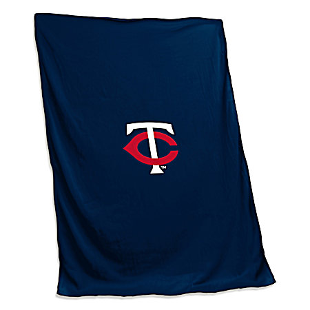 Minnesota Twins Navy Sweatshirt Blanket