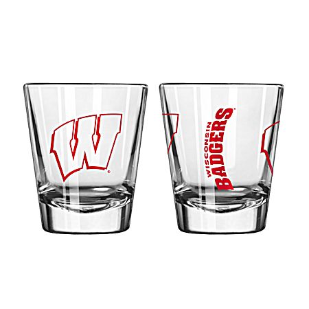 Wisconsin Badgers 2 oz Gameday Shot Glass