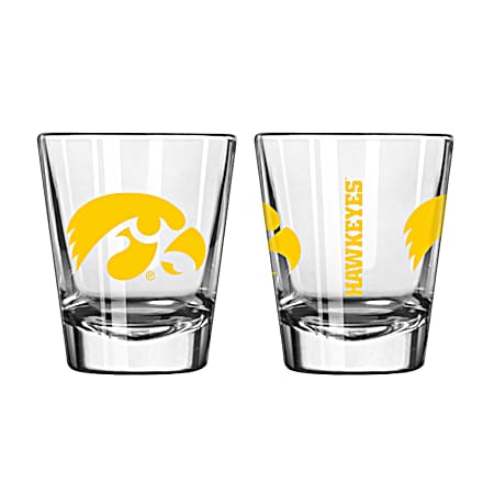 Iowa Hawkeyes 2 oz Gameday Shot Glass