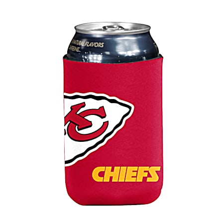 Kansas City Chiefs Oversized Logo Flat Can Cooler
