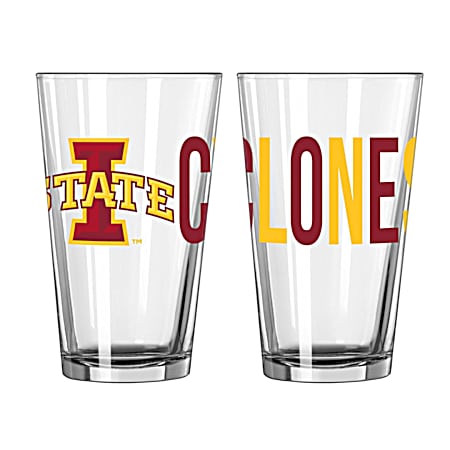 Iowa State Cyclones 16 oz. Game Day Pint Glass