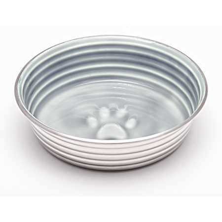 Le Bol Parisian Gray Dog Bowl