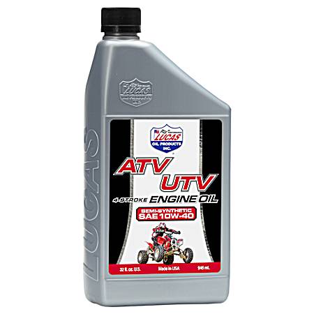 Semi-Synthetic SAE 10W-40 ATV/UTV Engine Oil
