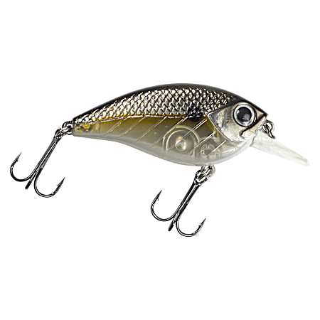 Silver Side Impact Jolt Flat Sided Squarebill Crankbait