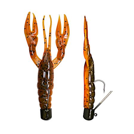 Bama Craw Pre-Rigged Finesse Craw Plastic Crayfish