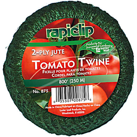 800 ft Green Tomato Jute Twine Roll