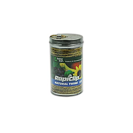 RapiClip 325 ft Natural Twine in Dispenser Can w/ Cutter