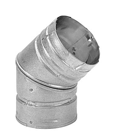 PelletVent Elbow 45 Degree