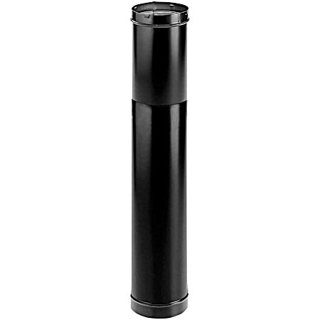 DuraBlack Wood Stove 6 In. Telescoping Pipe