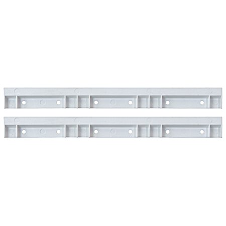 12 in White Extra Plastic Bin Rail