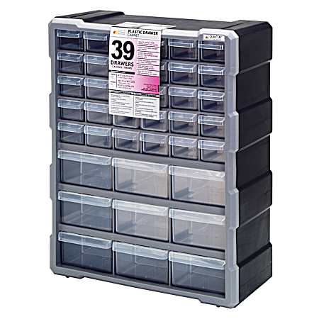 Large Frame Combo Drawer Organizer Cabinet w/ 39 Drawers
