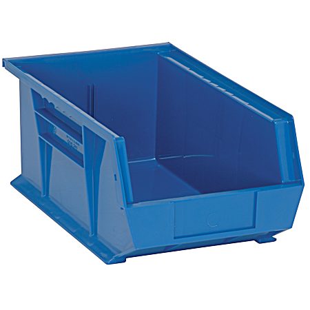 13.625 x 8.25 x 6 Blue Heavy-Duty Ultra Stack & Hang Bin