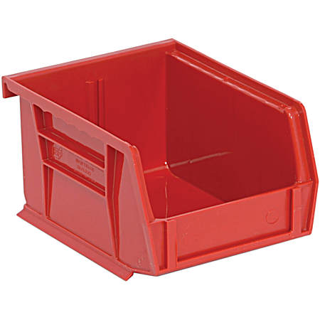 5.375 x 4.125 x 3 Red Heavy-Duty Ultra Stack & Hang Bin