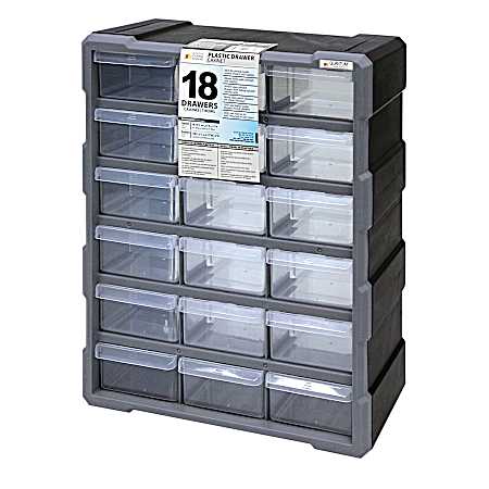 Large Frame Drawer Organizer Cabinet w/ 18 Drawers