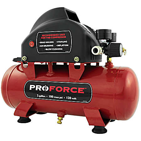 2 gal Air Compressor w/ Extra Value Kit