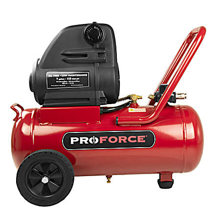 7 gal Horizontal Portable Air Compressor Kit