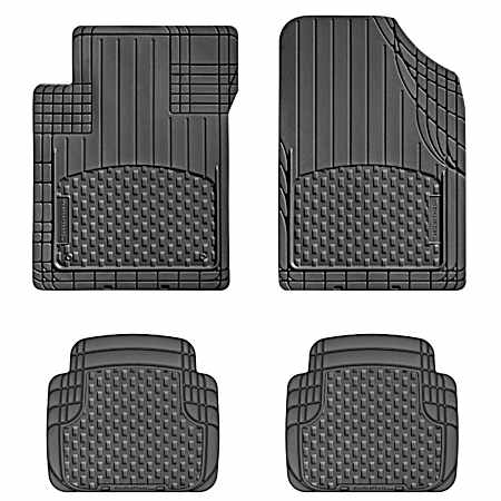 AMV - Semi Universal Floor Mat 4 Pc. - Black