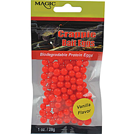 Crappie Bait Eggs - Red/Vanilla