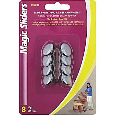 7/8 In. Round Nail-In Furniture Sliders 8 Pk.