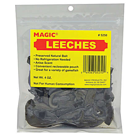 4 oz  Preserved Leeches