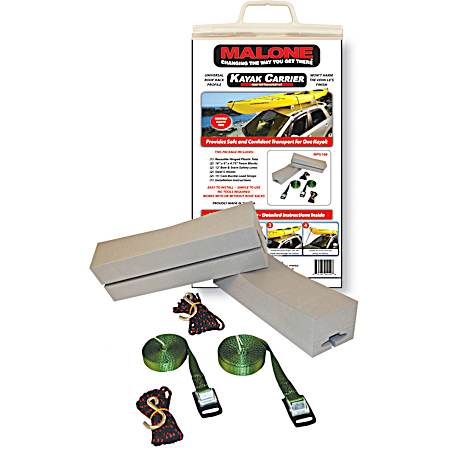 Universal Roof Rack Profile Kayak Carrier Kit