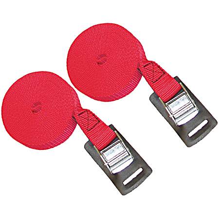 12 ft Red Canoe & Kayak Load Straps - 2 Pk