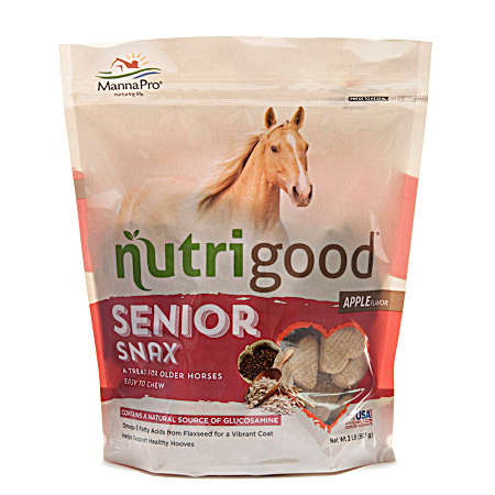 2 lb NutriGood Apple Senior Snax Horse Treats