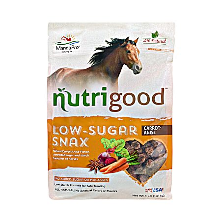 4 lb NutriGood Low-Sugar Snax for Horses