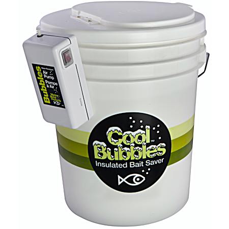5 gal. White Cool Bubbles Bucket
