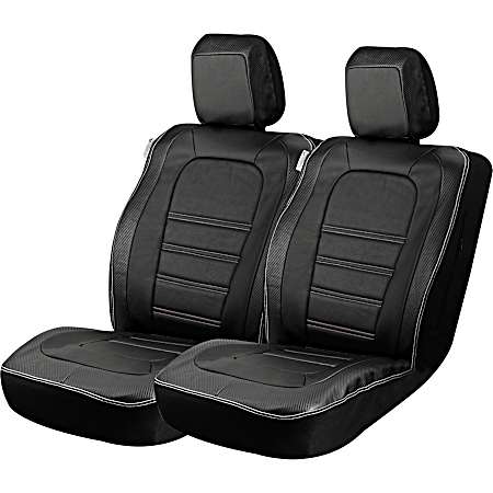 Carbon Fiber Front Truck Seat Cover 2 Pc Set