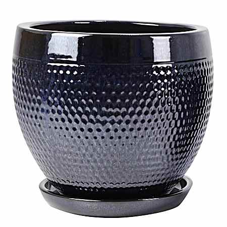 Blue Bois Rim Planter
