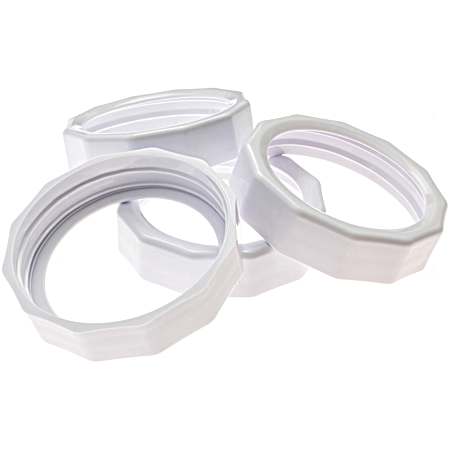 Tough Band White Wide Mouth Canning Jar Bands - 4 Pk