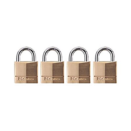 1-9/16 In. Solid Brass Padlock - 4 Pk.