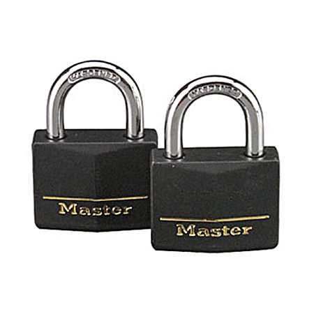 2 Pk. Covered Solid Body Padlocks