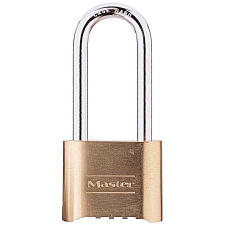 Combination Padlock with 2-1/4 In. Shackle
