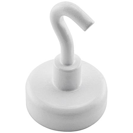 White Magnetic Hooks - Small