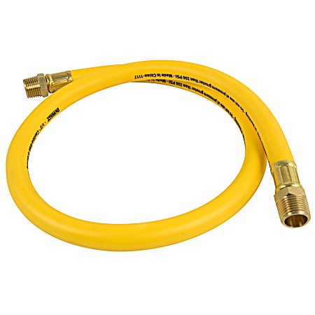 1/2 in Yellow Premium Hybrid Whip Air Hose