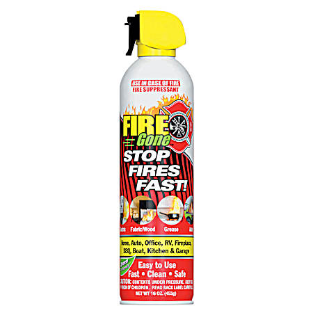 Fire Gone Fire Suppressant -16 Oz.