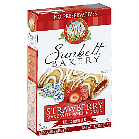 Strawberry Fruit & Grain Bars - 8 Pk