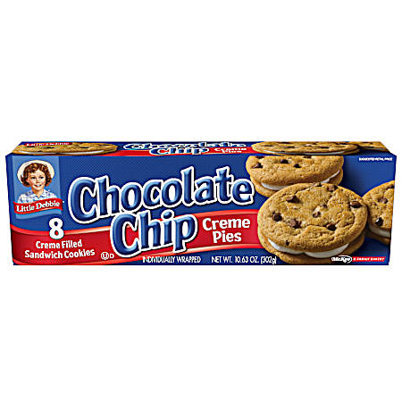 9.7 oz Chocolate Chip Creme Pies