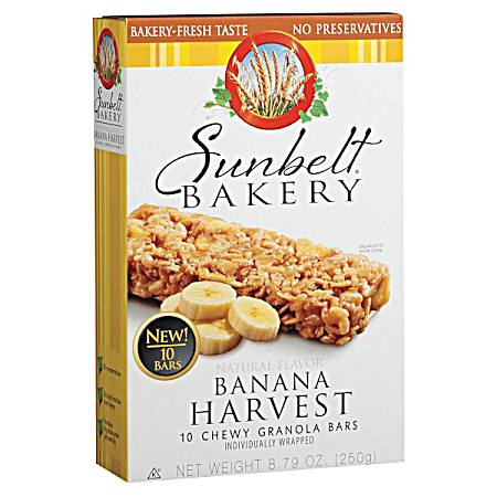 Banana Harvest Chewy Granola Bars - 10 Pk