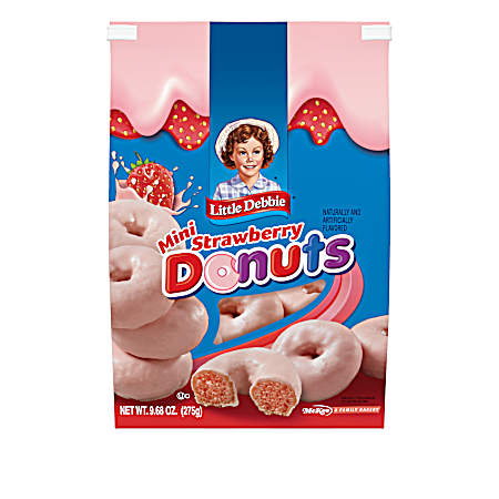 Mini Strawberry Donuts - 9.68 Oz.