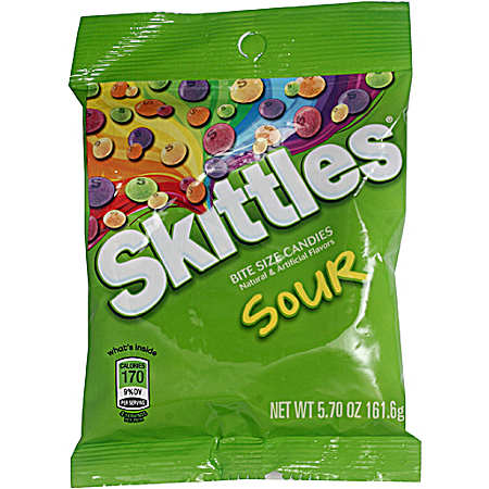 5.7 oz Sour Bite Size Chewy Candy