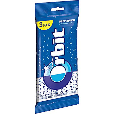 Peppermint Gum - 3 Pk