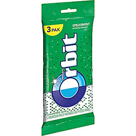 Spearmint Gum - 3 Pk