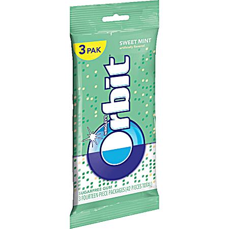 Sweet Mint Gum - 3 Pk